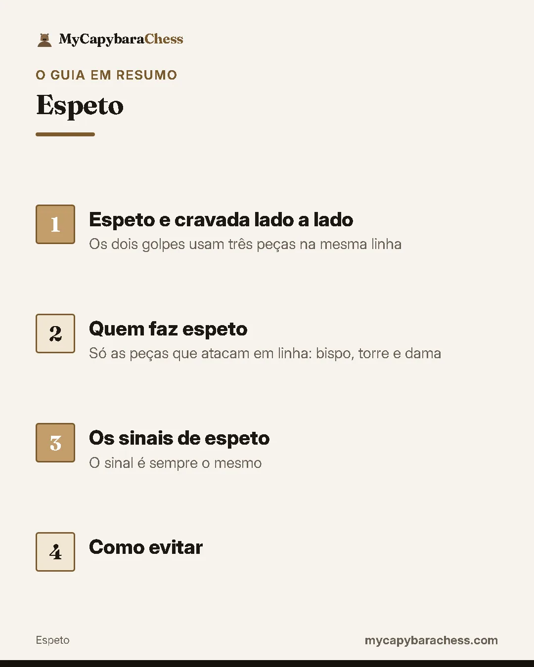 Resumo do guia: 1. Espeto e cravada lado a lado; 2. Quem faz espeto; 3. Os sinais de espeto; 4. Como evitar.